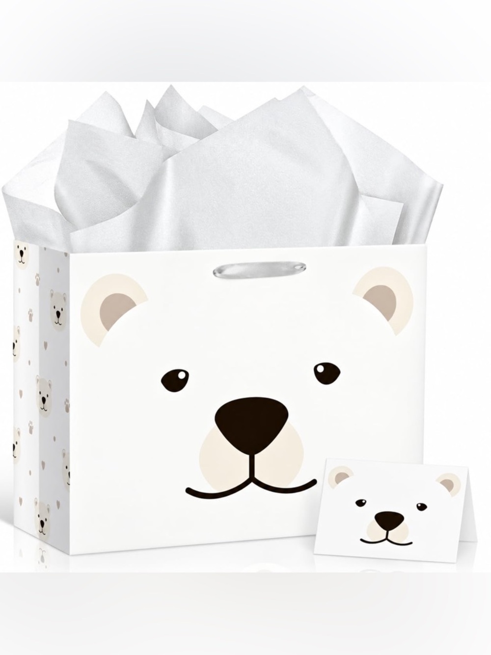 NEW! White Polar Bear Gift Bag